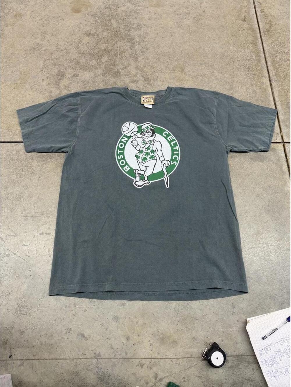vintage boston celtics hardwood classics bob cousy shirt size large